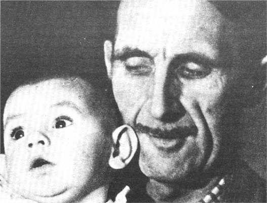 [Orwell and baby]