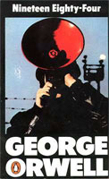 [George Orwell: 'Nineteen Eighty-Four'. Front cover page.]