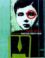 [George Orwell: 'Nineteen Eighty-Four'. Front cover page.]
