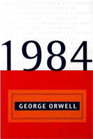 [George Orwell: 'Nineteen Eighty-Four'. Front cover page.]