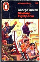 [George Orwell: 'Nineteen Eighty-Four'. Front cover page.]