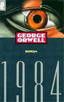 [George Orwell: 'Nineteen Eighty-Four'. Front cover page.]