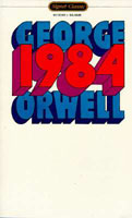 [George Orwell: 'Nineteen Eighty-Four'. Front cover page.]