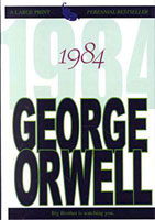[George Orwell: 'Nineteen Eighty-Four'. Front cover page.]