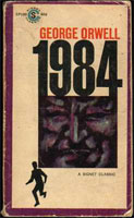 [George Orwell: 'Nineteen Eighty-Four'. Front cover page.]