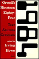 [George Orwell: 'Nineteen Eighty-Four'. Front cover page.]