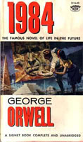 [George Orwell: 'Nineteen Eighty-Four'. Front cover page.]