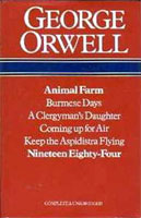 [George Orwell: 'Nineteen Eighty-Four'. Front cover page.]