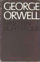 [George Orwell: 'Nineteen Eighty-Four'. Front cover page.]