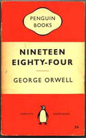 [George Orwell: 'Nineteen Eighty-Four'. Front cover page.]