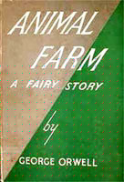 [George Orwell: 'Animal Farm: A Fairy Story'. Front cover page.]