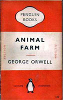 [George Orwell: 'Animal Farm: A Fairy Story'. Front cover page.]