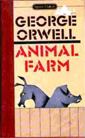 [George Orwell: 'Animal Farm: A Fairy Story'. Front cover page.]