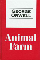 [George Orwell: 'Animal Farm: A Fairy Story'. Front cover page.]