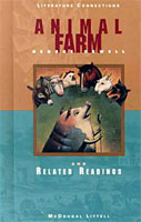 [George Orwell: 'Animal Farm: A Fairy Story'. Front cover page.]