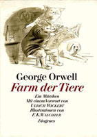 [George Orwell: 'Animal Farm: A Fairy Story'. Front cover page.]