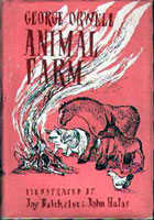[George Orwell: 'Animal Farm: A Fairy Story'. Front cover page.]