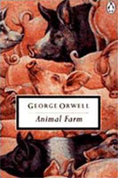 [George Orwell: 'Animal Farm: A Fairy Story'. Front cover page.]