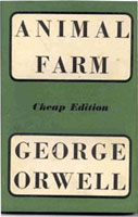 [George Orwell: 'Animal Farm: A Fairy Story'. Front cover page.]