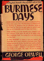 [George Orwell: 'Burmese Days'. Front cover page.]