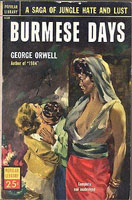 [George Orwell: 'Burmese Days'. Front cover page.]
