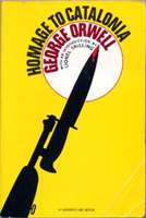 [George Orwell: 'Homage to Catalonia'. Front cover page.]
