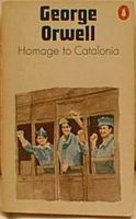 [George Orwell: 'Homage to Catalonia'. Front cover page.]