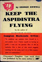 [George Orwell: 'Keep the Aspidistra Flying'. Front cover page.]