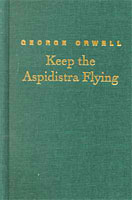 [George Orwell: 'Keep the Aspidistra Flying'. Front cover page.]