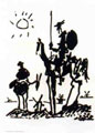 ['Don Quixote' - An art by Pablo Picasso]