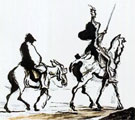 ['Don Quixote' - An art by Pablo Picasso]